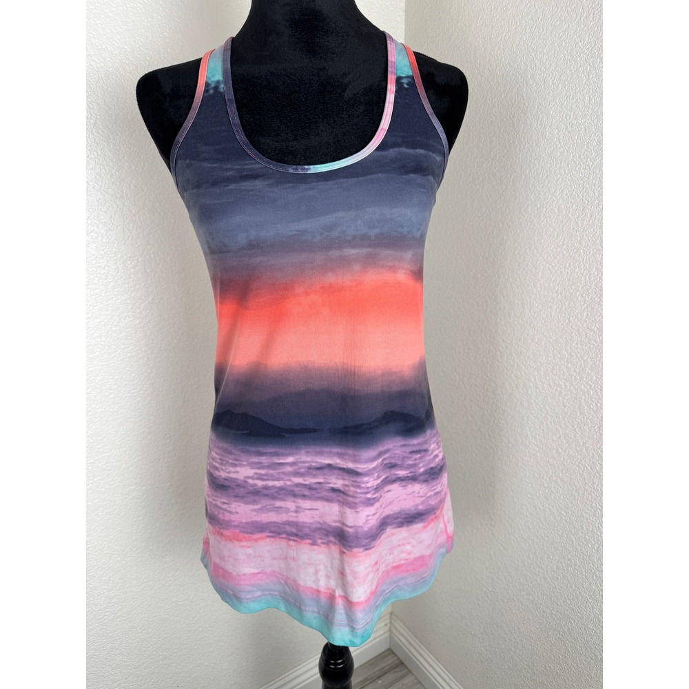 Lululemon Sunset Ombre Racerback Tank Top Athletic Workout Fitness Sz Unknown